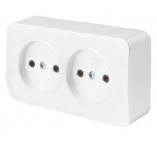 Розетка 2-местная б/з Stekker София MST10-12-01 49303