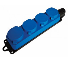 Розетка переносная 4-местная c/з Stekker Одри RST16-24-44-4 49402