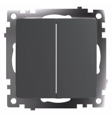 Выключатель двухклавишный Stekker Катрин GLS10-7104-06 49411