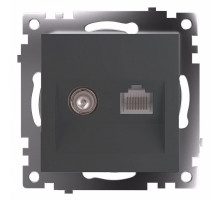 Розетка TV + RJ-45 Stekker Катрин GLS00-7106-06 49417