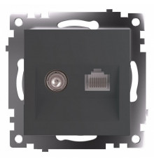 Розетка TV + RJ-45 Stekker Катрин GLS00-7106-06 49417