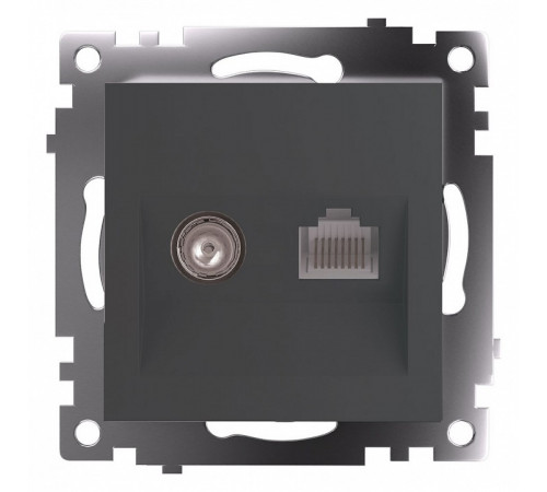 Розетка TV + RJ-45 Stekker Катрин GLS00-7106-06 49417