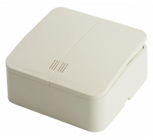 Выключатель двухклавишный с индикатором Stekker София MSW10-21-04 49476