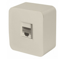 Розетка RJ-45 1-местная Stekker София MST00-20-04 49482