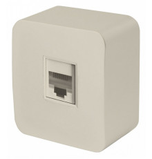 Розетка RJ-45 1-местная Stekker София MST00-20-04 49482