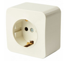 Розетка 1-местная с/з Stekker София MST16-11-04 49493