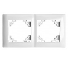 Рамка двухместная Stekker PFR00-9012-01 Эрна Элегант 49630