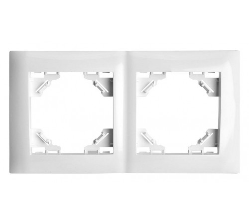 Рамка двухместная Stekker PFR00-9012-01 Эрна Элегант 49630 Рамка двухместная Stekker PFR00-9012-01 Эрна Элегант 49630