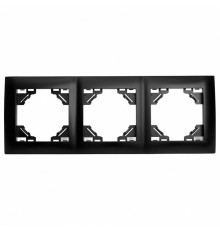 Рамка трехместная Stekker PFR00-9013-03 Эрна Элегант 49663