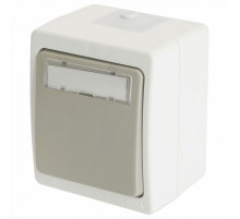 Выключатель 1-клавишный Stekker PSW10-214-54 Велена 49736