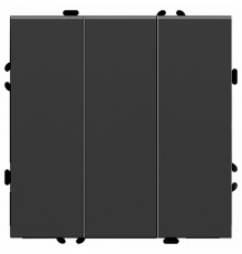 Выключатель трехклавишный Stekker RSW10-5108-05 Эмили 49844