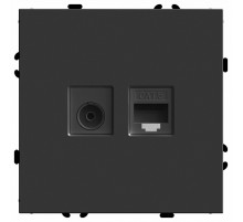 Розетка TV + компьютерная RJ-45 Stekker RST00-5106-05 Эмили 49846