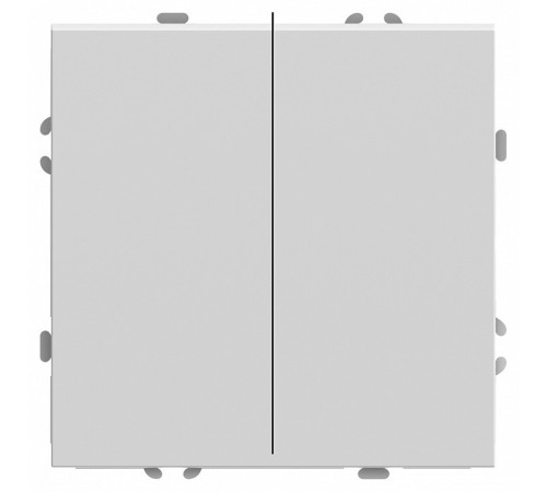 Выключатель двухклавишный Stekker RSW10-5104-01 Эмили 49866