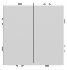 Переключатель двухклавишный Stekker RSW10-5107-01 Эмили 49869