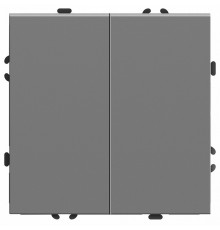 Выключатель двухклавишный Stekker RSW10-5104-10 Эмили 49944