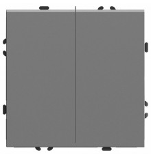 Переключатель 2-клавишный Stekker Эмили RSW10-5107-10 49947