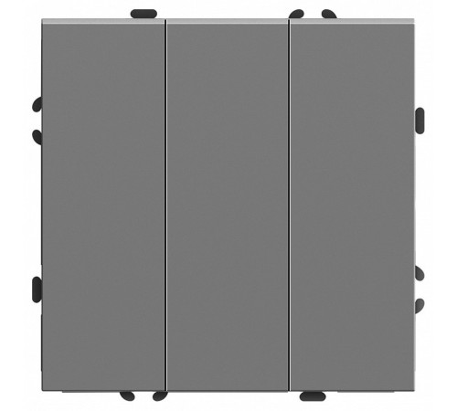 Выключатель трехклавишный Stekker RSW10-5108-10 Эмили 49948