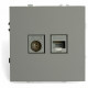 Розетка TV + компьютерная RJ-45 Stekker Эмили RST00-5106-10 49950