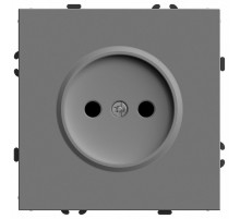 Розетка 1-местная с защитной шторкой Stekker RST16-5109-10 Эмили 49954