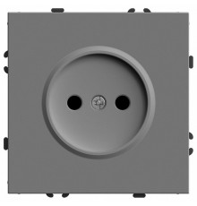 Розетка 1-местная с защитной шторкой Stekker RST16-5109-10 Эмили 49954