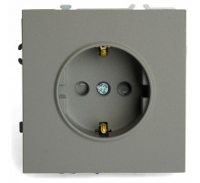 Розетка 1-местная с защитной шторкой Stekker RST16-5110-10 Эмили 49958
