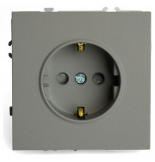 Розетка 1-местная с защитной шторкой Stekker RST16-5110-10 Эмили 49958