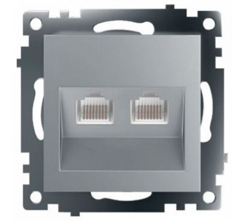 Розетка компьютерная 2-местная RJ-45 Stekker Катрин GLS00-7109-03 50005 Розетка компьютерная 2-местная RJ-45 Stekker Катрин GLS00-7109-03 50005