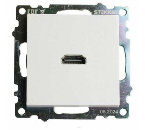 Розетка HDMI 2.1 Type A Stekker Катрин GLS00-7118-01 50058 Розетка HDMI 2.1 Type A Stekker Катрин GLS00-7118-01 50058