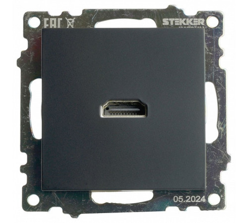 Розетка HDMI 2.1 Type A Stekker Катрин GLS00-7118-05 50062 Розетка HDMI 2.1 Type A Stekker Катрин GLS00-7118-05 50062