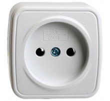 Розетка накладная 1-местная Stekker Basic PST10-501-20 50074