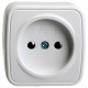Розетка накладная 1-местная Stekker Basic PST10-501-20 50074