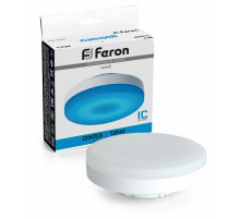 Лампа светодиодная Feron LB-455 GX53 12W синий 51019