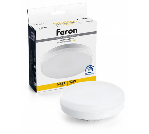 Светодиодная диммируемая лампа Feron LB-456 GX53 12W 2700K 51064