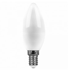 Лампа светодиодная Feron E14 13W 6400K свеча матовая SBC3713 55172