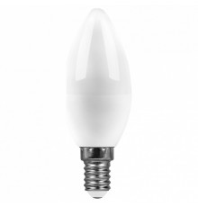 Лампа светодиодная Feron E14 15W 2700K свеча SBC3715 55203