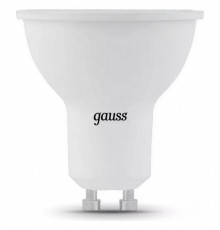 Лампа светодиодная Gauss GU10 5W 6500K матовая 101506305