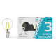 Лампа светодиодная Gauss Filament E14 7W 4100K 105901207T