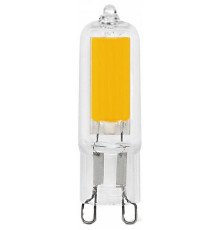 Лампа светодиодная Gauss G9 5.5W 4100K прозрачная 107809205