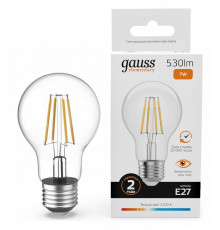 Лампа светодиодная Gauss Filament Elementary E27 7W 2700K 22217