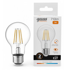 Лампа светодиодная Gauss Filament Elementary E27 9W 2700K 22219