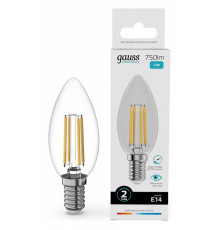 Лампа светодиодная Gauss Filament Elementary E14 12W 4100K 32122