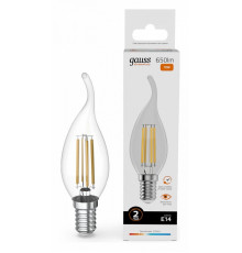 Лампа светодиодная Gauss Filament Elementary E14 10W 2700K 42110