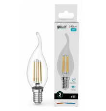 Лампа светодиодная Gauss Filament Elementary E14 8W 4100K 42128