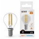 Лампа светодиодная Gauss Filament Elementary E14 12W 2700K 52112