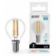 Лампа светодиодная Gauss Filament Elementary E14 12W 4100K 52122