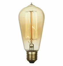 Лампа накаливания Lussole LOFT E27 60W 2700K прозрачная GF-E-764