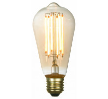 Лампа светодиодная Lussole Е27 6W 2200K янтарная GF-L-764