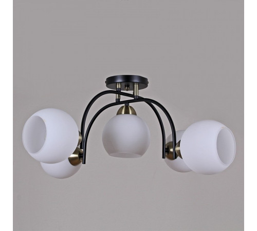Люстра на штанге Illumico IL0250-5CSQ-79 BK AB