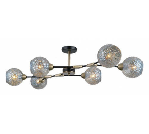 Люстра на штанге Illumico IL0253-6CSQ-79 BK AB Люстра на штанге Illumico IL0253-6CSQ-79 BK AB