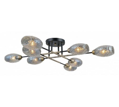 Люстра на штанге Illumico IL0255-8CSQ-79 BK AB Люстра на штанге Illumico IL0255-8CSQ-79 BK AB